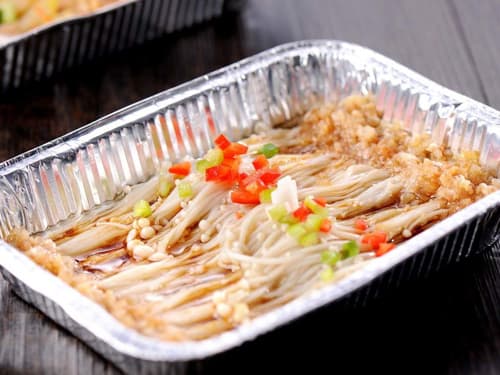 大武口锡纸烤金针菇
